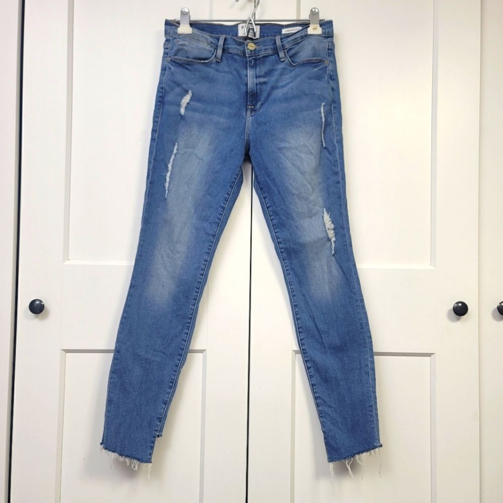 Frame Le High Skinny crop size 29